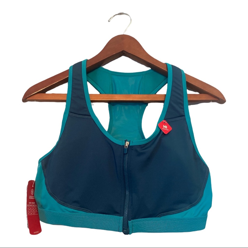 BCG NWT Turquoise Blue Sports Bra